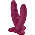 FUN FACTORY - RYDE DOUBLE DILDO CZERWONE WINO