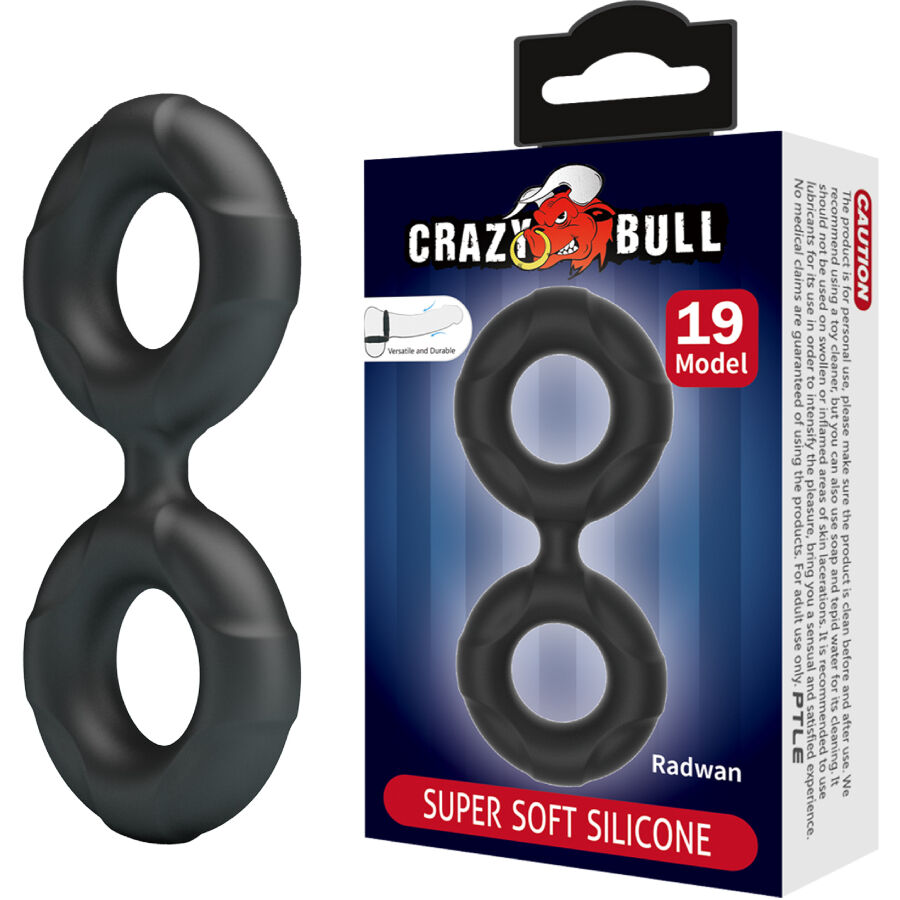 CRAZY BULL - RADWAN PODWÓJNY SILIKONOWY PIERŚCIEŃ MODEL 19