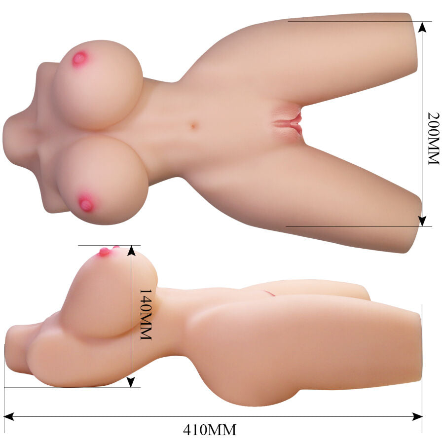 CRAZY BULL - LILY REALISTYCZNY KOBIECA TUŁÓW WAGINA I ANUS 4 KG