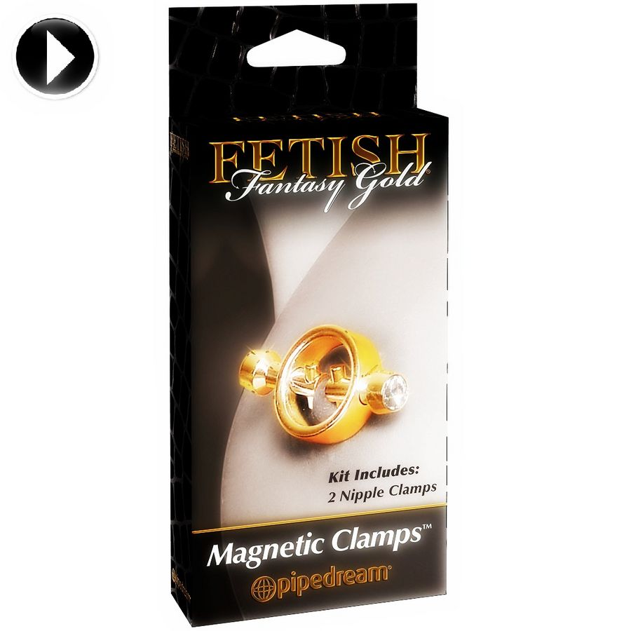 FETISH FANTASY GOLD - KLAMRY MAGNETYCZNE