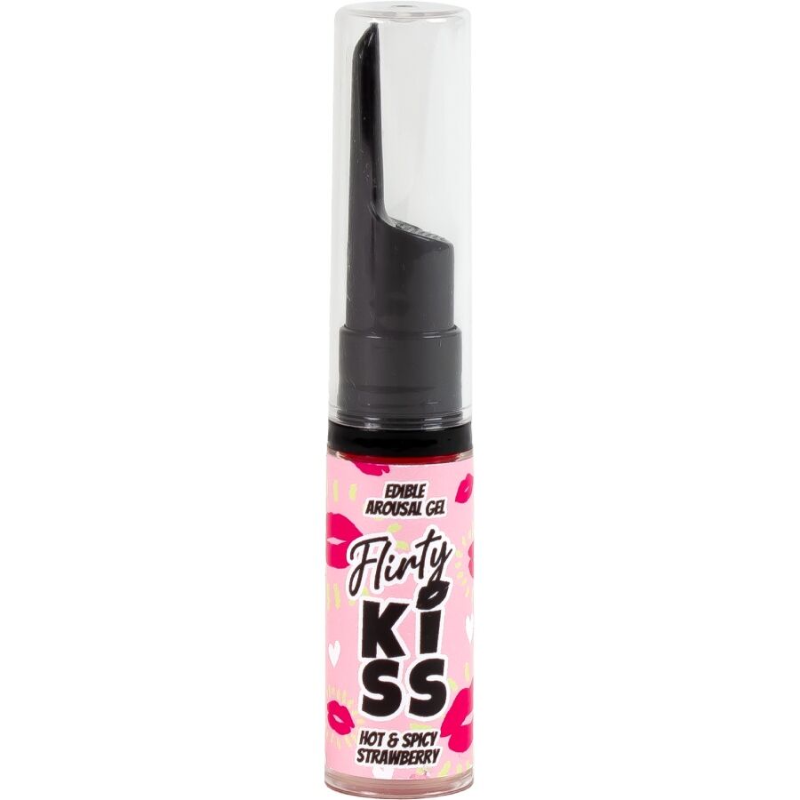 SECRETPLAY - ŻELE FLIRTY KISS Z EFEKTEM SEKSU ORALNEGO TRUSKAWKA I MIĘTA 2 x 8 GR