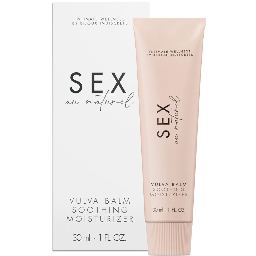 BIJOUX INDISCRETS - SEX AU NATUREL VULVA BALM KOJĄCY KREM NAWILŻAJĄCY 30 ML