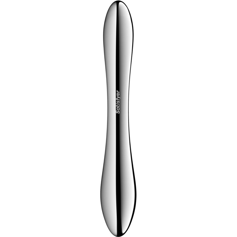 SATISFYER - PURE GRAVITY 1 DILDO DWUSTRONNY ZE STALI NIERDZEWNEJ