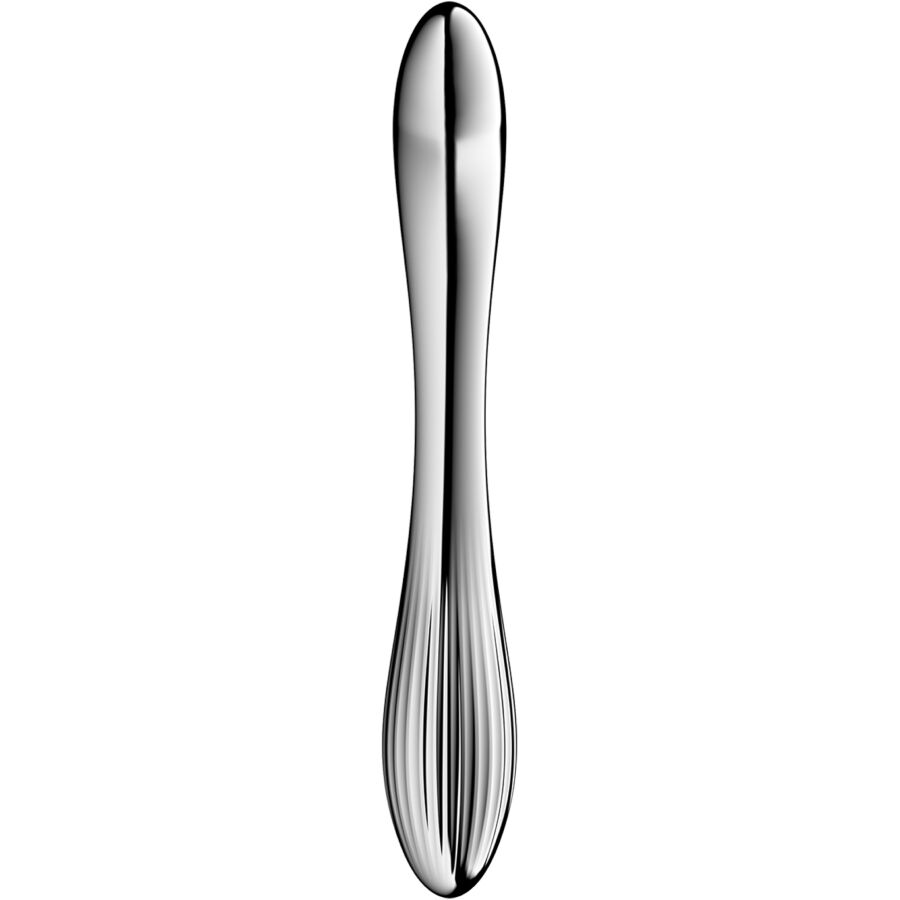 SATISFYER - PURE GRAVITY 1 DILDO DWUSTRONNY ZE STALI NIERDZEWNEJ