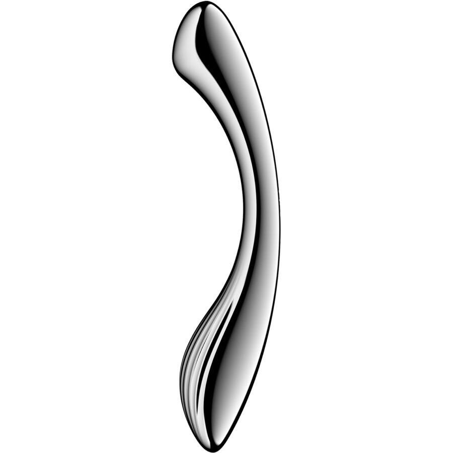 SATISFYER - PURE GRAVITY 1 DILDO DWUSTRONNY ZE STALI NIERDZEWNEJ