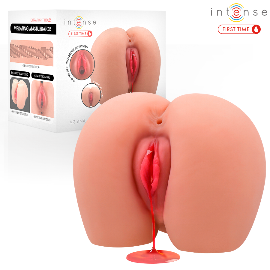 INTENSYWNY PIERWSZY RAZ - ARIANA DZIEWICA WIBRATOR MASTURBATOR Z KRWAWIENIEM