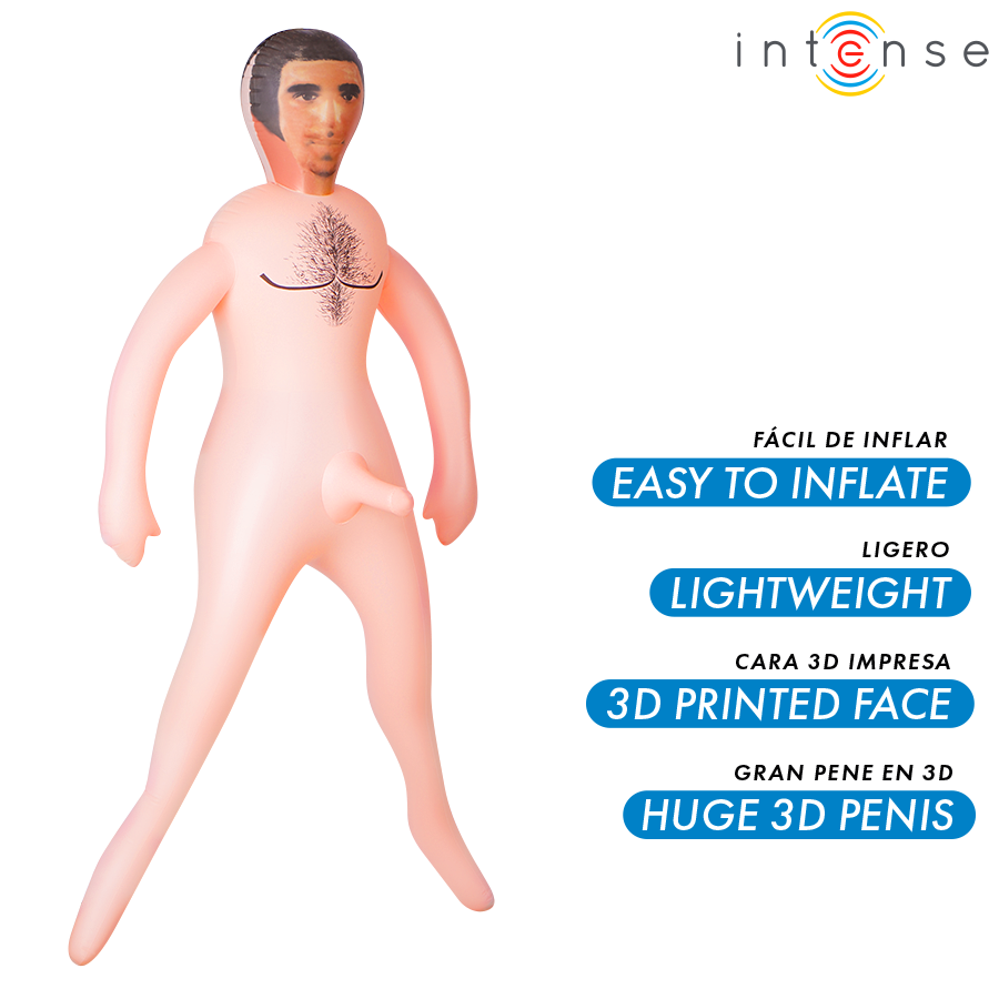INTENSE DOLLS – ANTHONY DMUCHANA LALKA Z PENISEM 3D