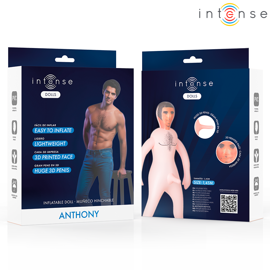 INTENSE DOLLS – ANTHONY DMUCHANA LALKA Z PENISEM 3D
