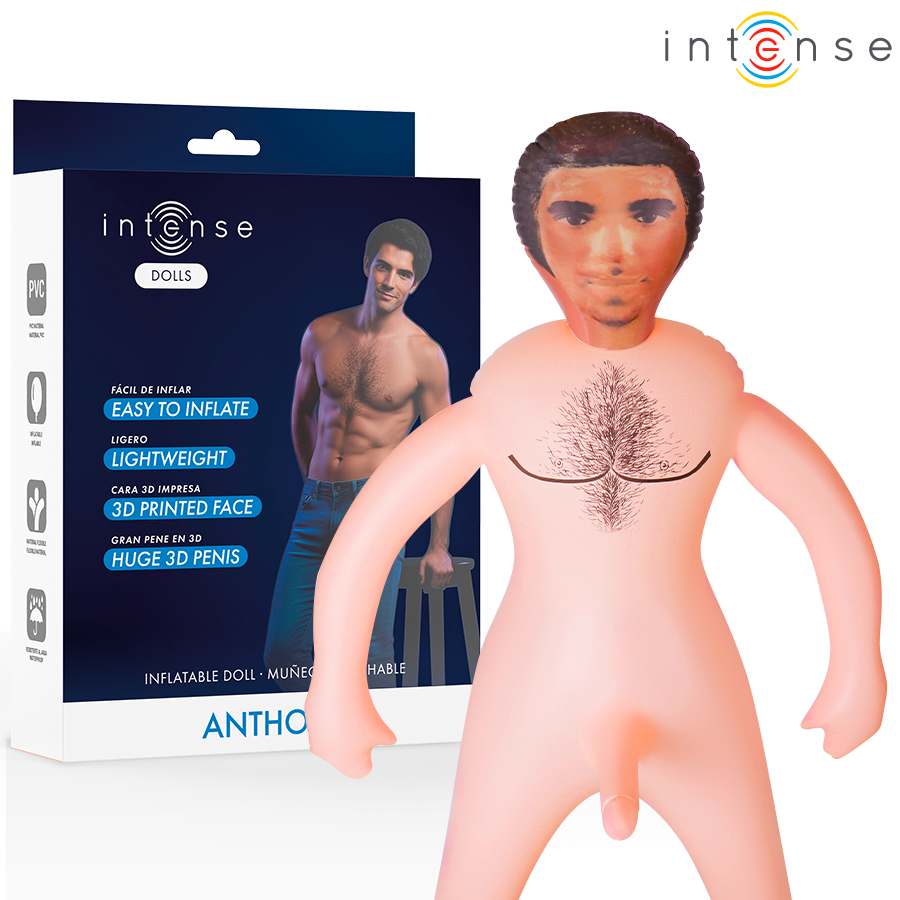 INTENSE DOLLS – ANTHONY DMUCHANA LALKA Z PENISEM 3D