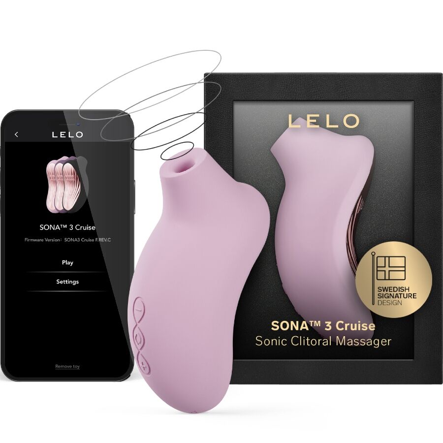 LELO - SONA 3 CRUISE SONICZNY MASAŻER ŁECHTACZKI MIĘKKI RÓŻ