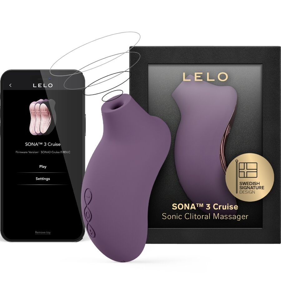 LELO - SONA 3 CRUISE SONICZNY MASAŻER ŁECHTACZKOWY ŚLIWKOWY