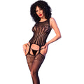 CHILIROSE - CR 4855 BODYSTOCKING CZARNY S/M
