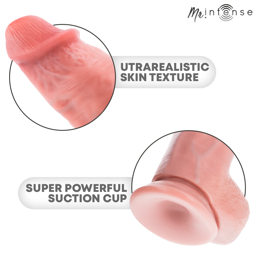MR INTENSE - ŚREDNIE SILIKONOWE DILDO SPENCER 23 CM -Ø- 5,7 CM
