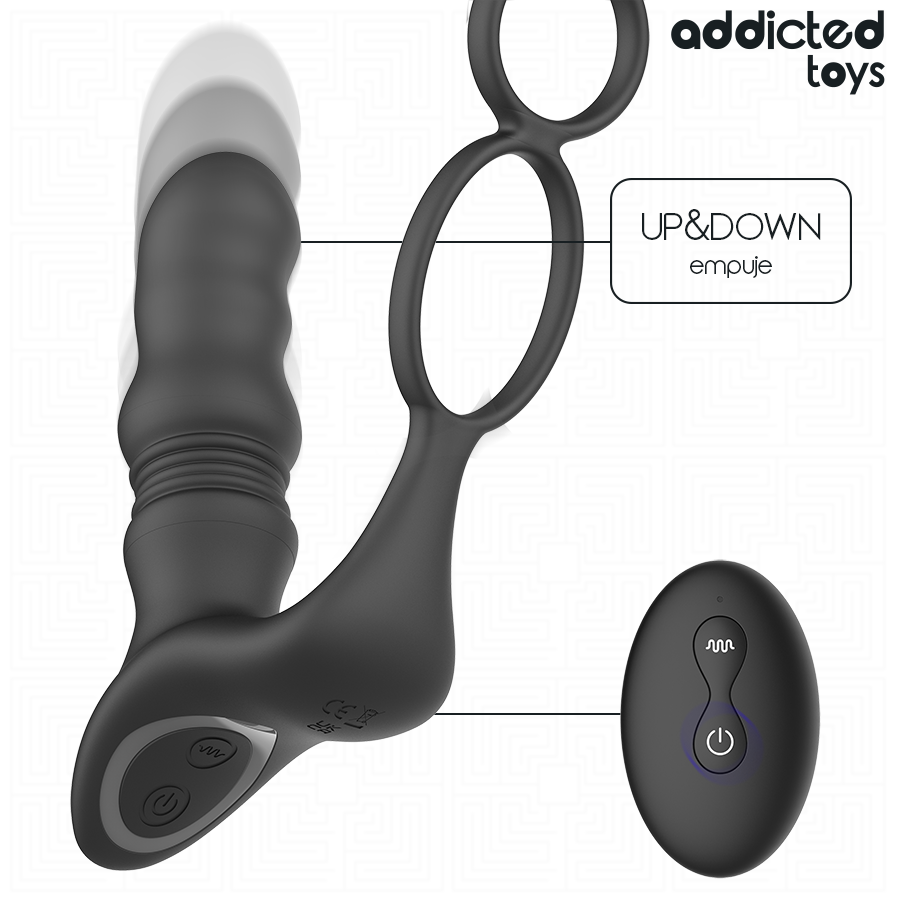 ADDICTED TOYS - PIERŚCIEŃ PROSTATYCZNY GÓRA-DÓŁ