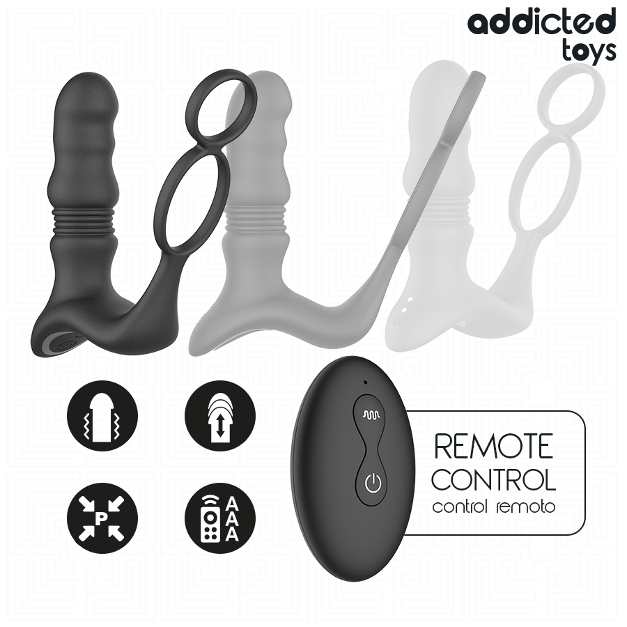 ADDICTED TOYS - PIERŚCIEŃ PROSTATYCZNY GÓRA-DÓŁ