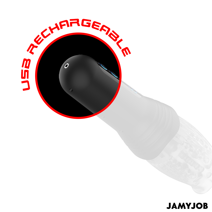 JAMYJOB - MASTURBATOR BLOW-R Z FUNKCJĄ WSUWANIA I OBROTÓW