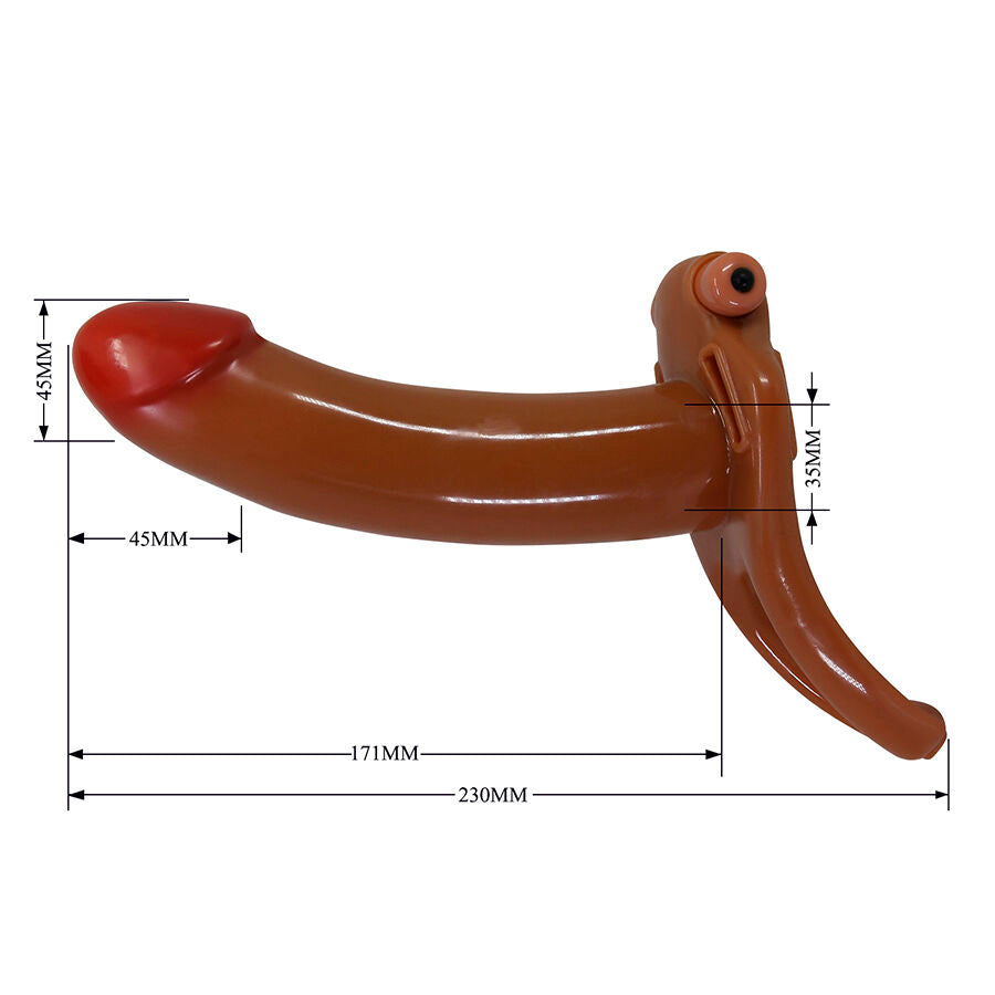 PRETTY LOVE - WIBRUJĄCY STRAP-ON BRADDEN