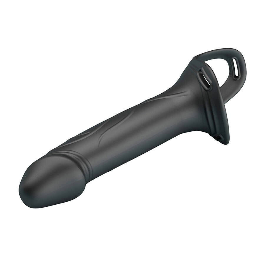 PRETTY LOVE - LANDON BLACK WIBRUJĄCE STRAP-ON
