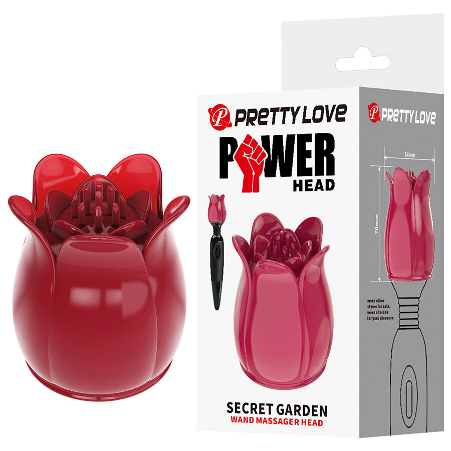 PRETTY LOVE - SEKRETNY OGRÓD RÓŻOWA GŁOWICA MASUJĄCA