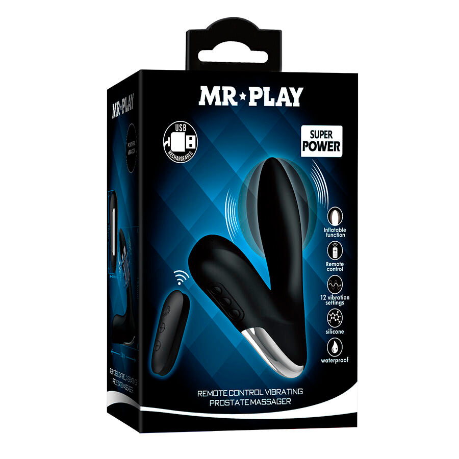 MR PLAY - MASAŻER PROSTATY Z WIBRACJAMI I PILOTEM