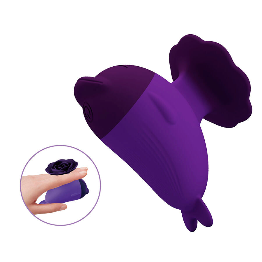 PRETTY LOVE - DOLPHIN MINI VIBRATOR WITH CLIP