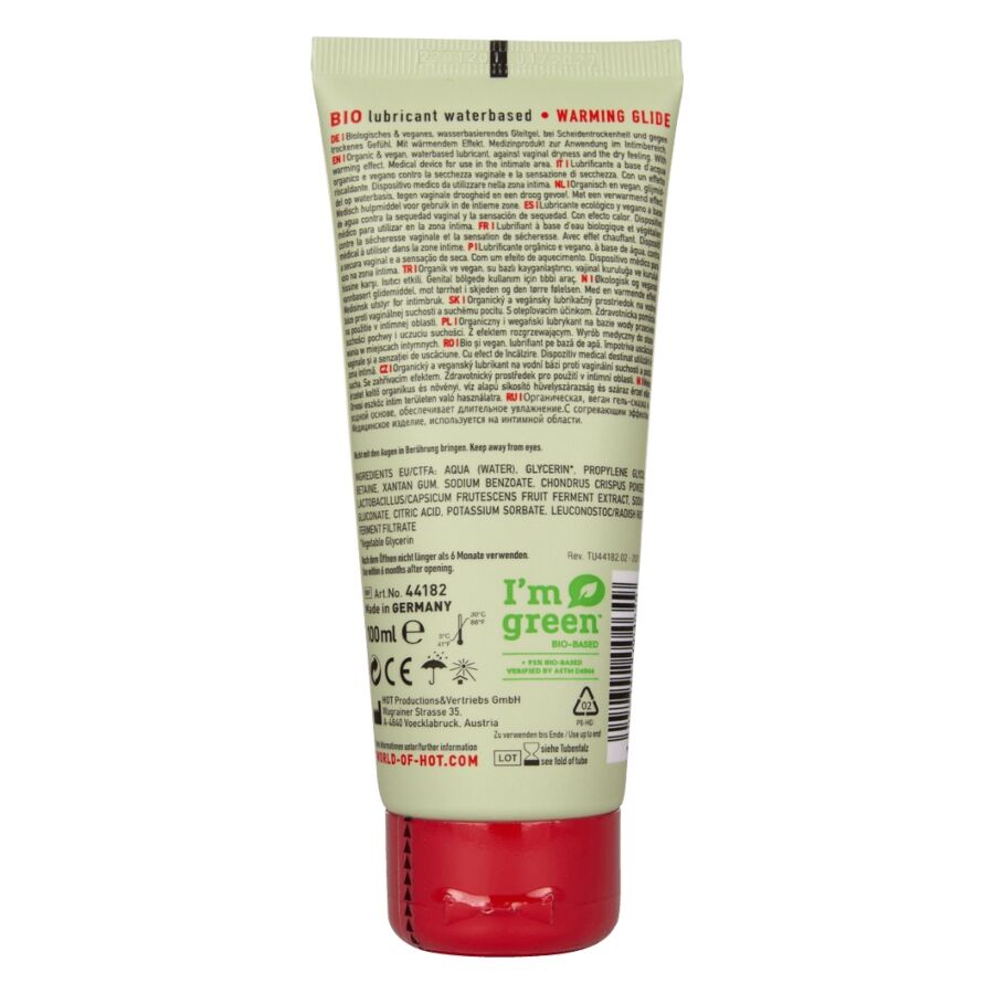 GORĄCY - BIO LUBRYKANT NA BAZIE WODY ROZGRZEWAJĄCY 100 ML