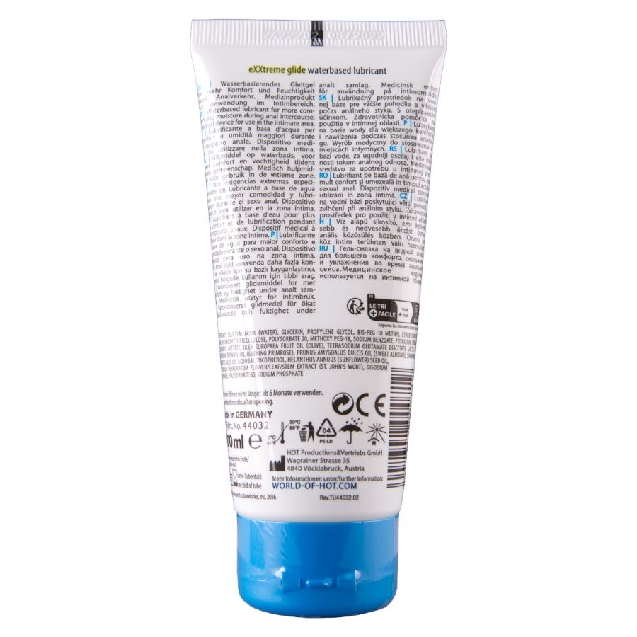 HOT - EXXTREME GLIDE LUBRYKANT NA BAZIE WODY + OLEJEK KOMFORT A+ 100 ML