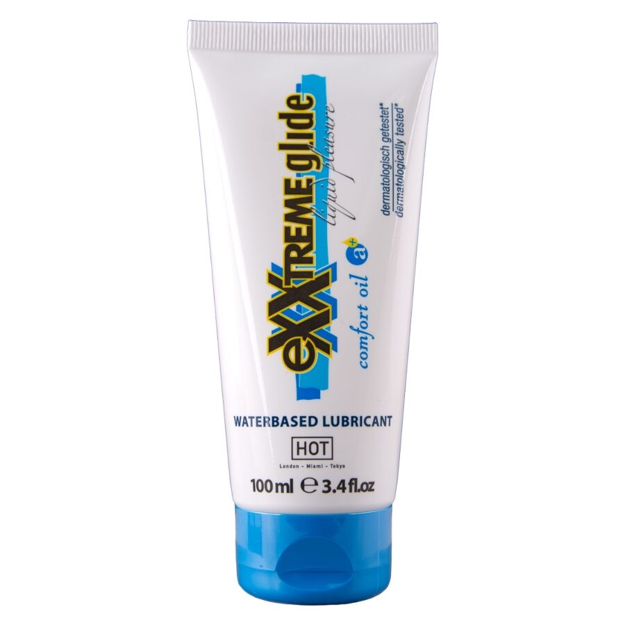 HOT - EXXTREME GLIDE LUBRYKANT NA BAZIE WODY + OLEJEK KOMFORT A+ 100 ML