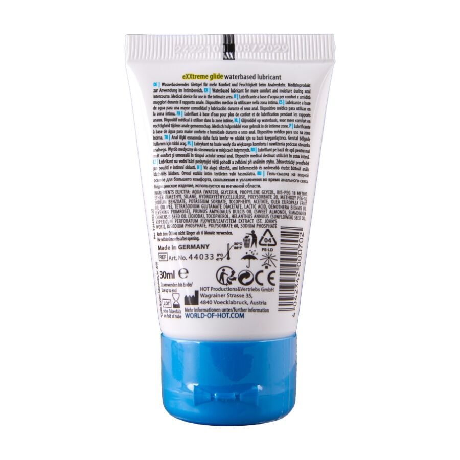 HOT - EXXTREME GLIDE LUBRYKANT NA BAZIE WODY + OLEJEK COMFORT A+ 30 ML