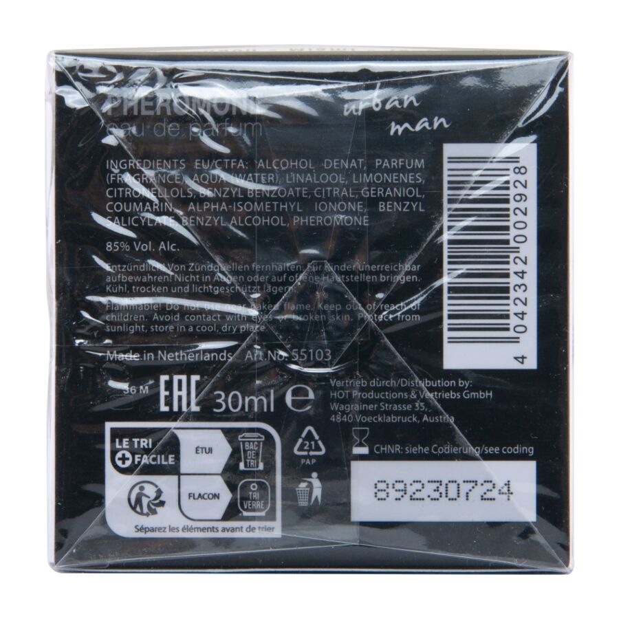 GORĄCE - PERFUMY Z FEROMONAMI TOKYO URBAN MAN 30 ML