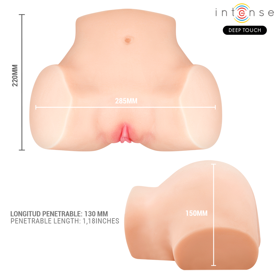 INTENSYWNY GŁĘBOKI DOTYK - WAGINALNY MASTURBATOR NICOLE Z FUNKCJĄ SSANIA, GRZANIA, WIBRACJI I EFEKTÓW GŁOSOWYCH Z PILOTEM 5.3 KG