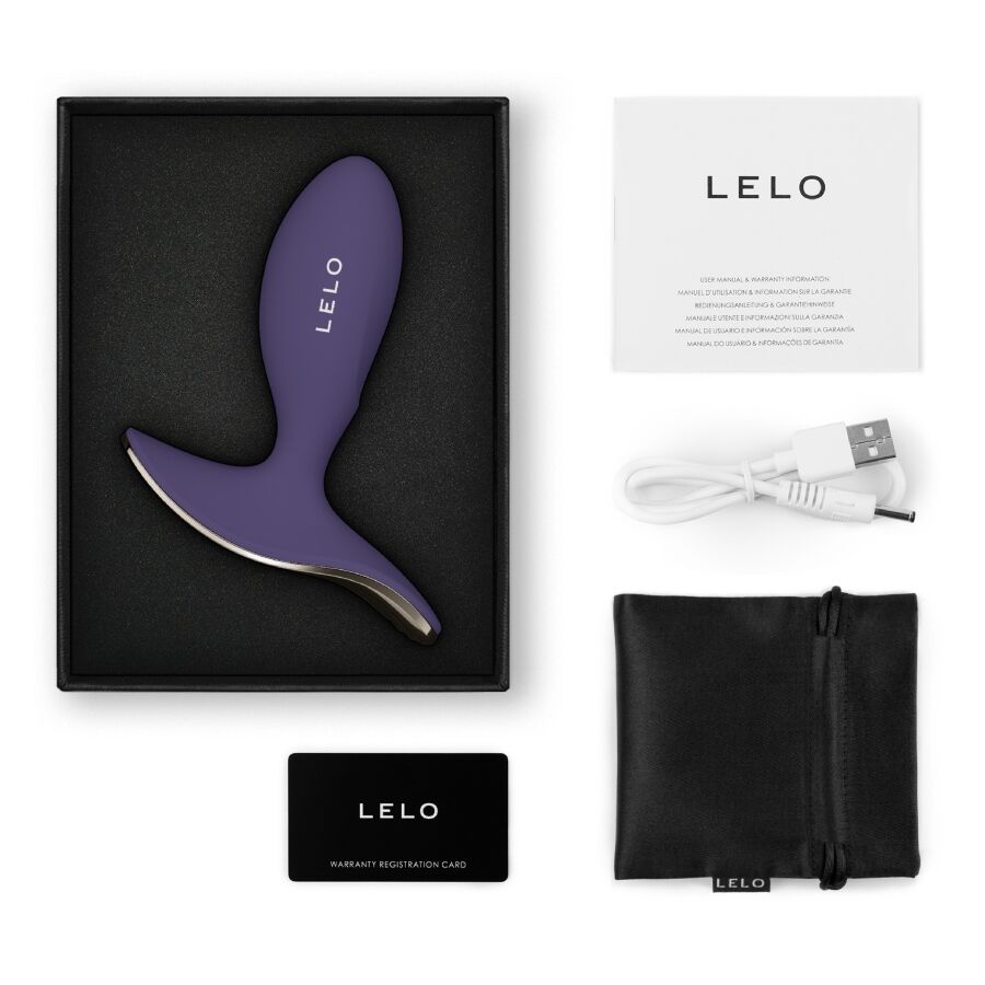 LELO - SURFER 2 UNISEX WIBRUJĄCY KOREK ANALNY CYBER FIOLETOWY