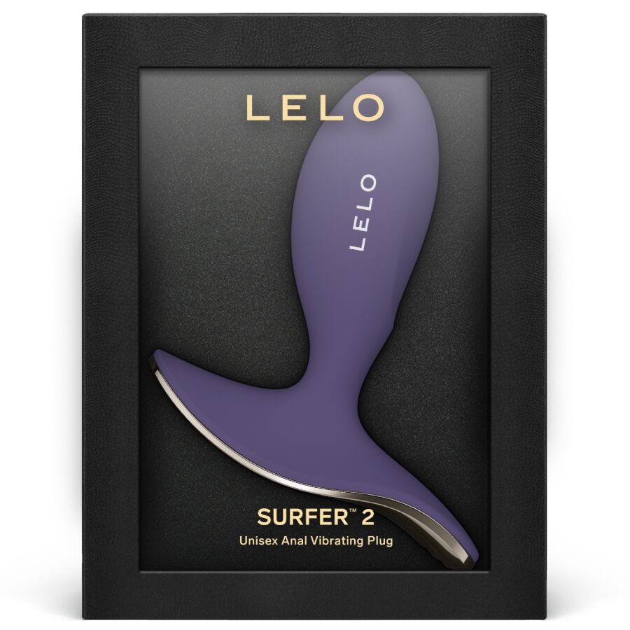 LELO - SURFER 2 UNISEX WIBRUJĄCY KOREK ANALNY CYBER FIOLETOWY