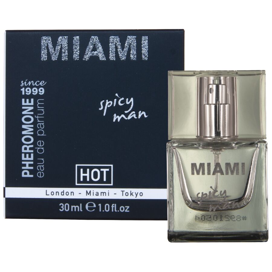 GORĄCE - PERFUMY Z FEROMONAMI MIAMI SPICY MAN 30 ML