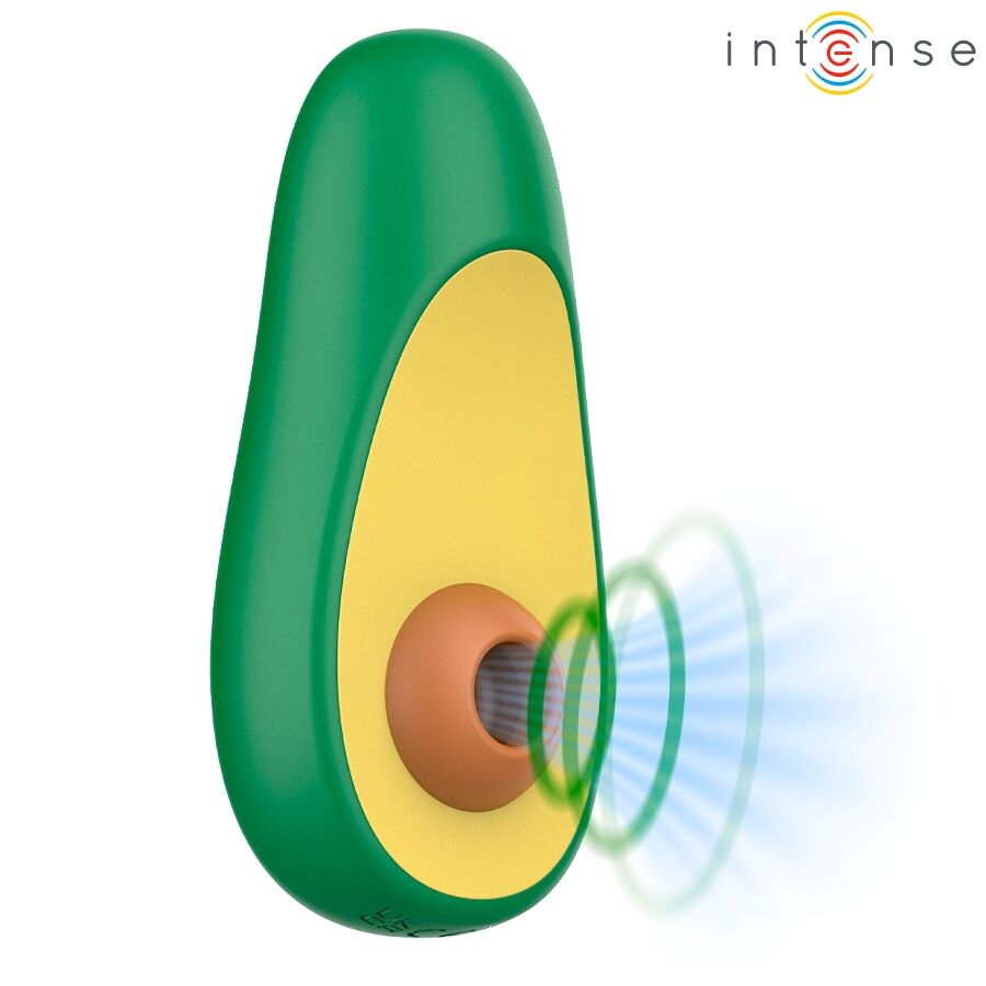 INTENSYWNY - STYMULATOR ŁECHTACZKI Z PRZYSSAWKĄ WAKI AVOCADO
