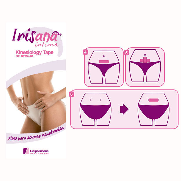 IRISANA - TAŚMA SAMOPRZYLEPNA NA BÓLE MENSTRUACYJNE