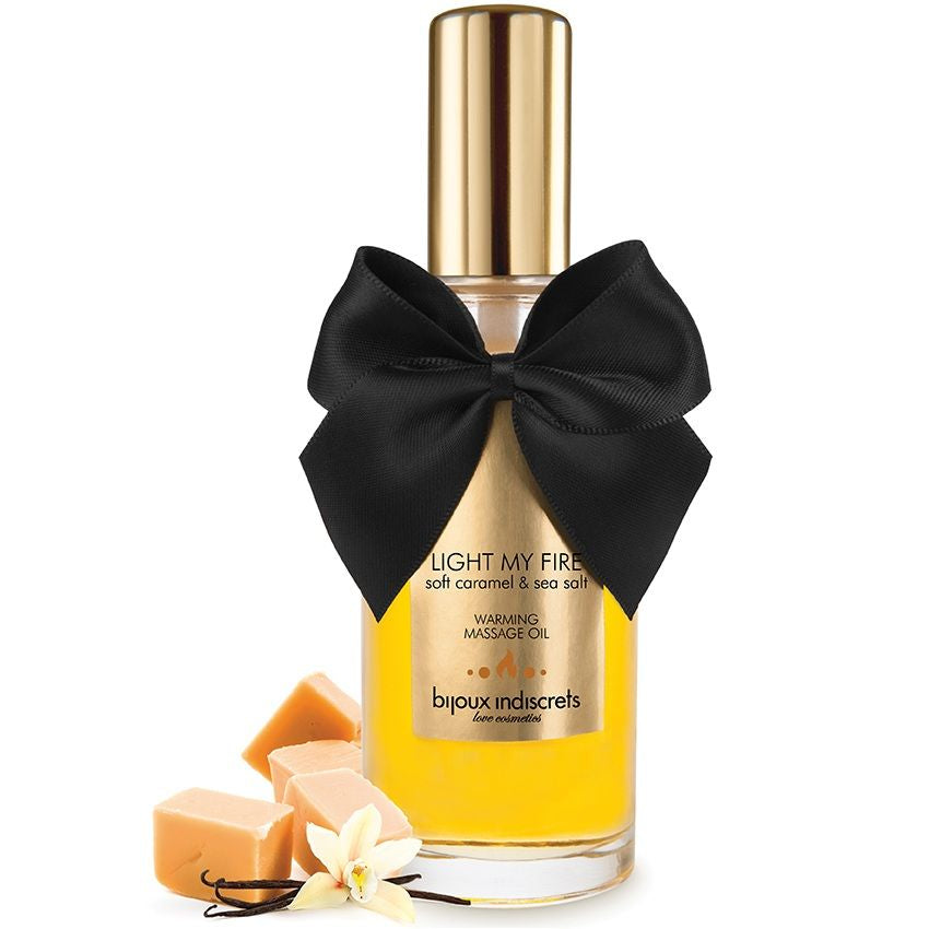 BIJOUX – OLEJEK DO MASAŻU Z EFEKTEM ROZGRZEWAJĄCYM O AROMACIE KARMELU