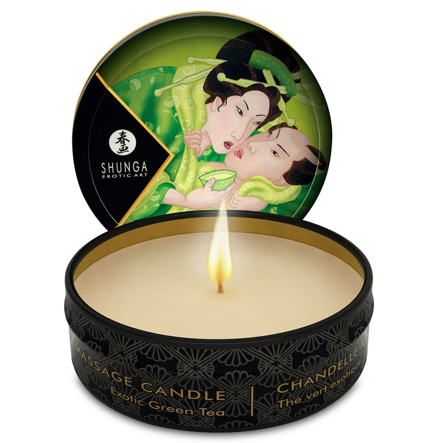 SHUNGA - ŚWIECE DO MASAŻU MINI CARESS BY CANDLELIGHT DISPLAY 24 SZTUKI
