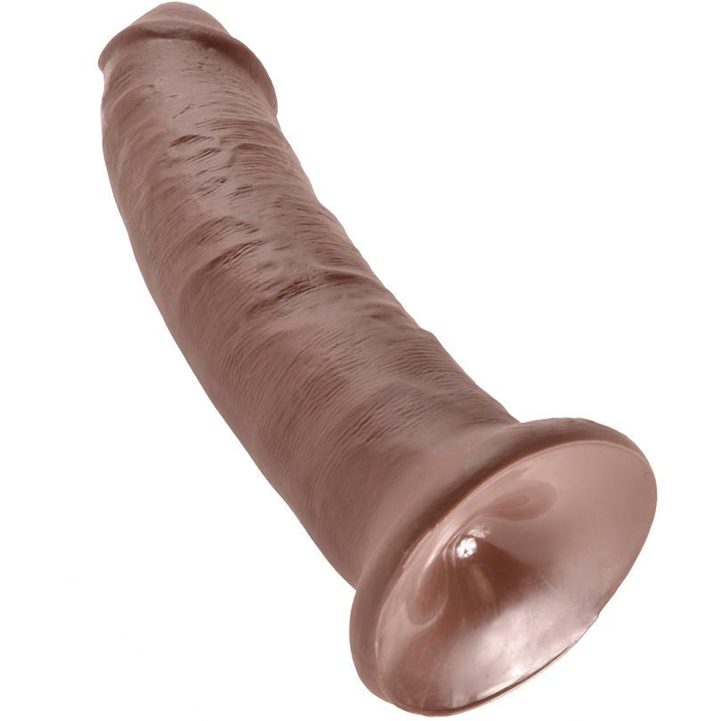 KING COCK - 9 DILDO BRĄZOWY 22.9 CM