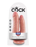 KING COCK - PODWÓJNY PENETRATOR FLESH