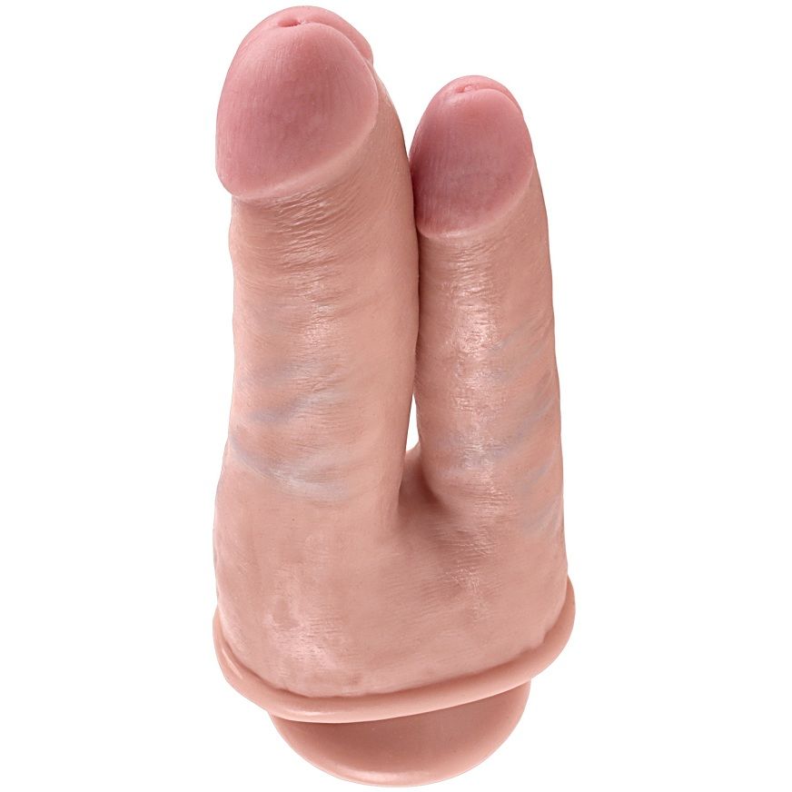 KING COCK - PODWÓJNY PENETRATOR FLESH
