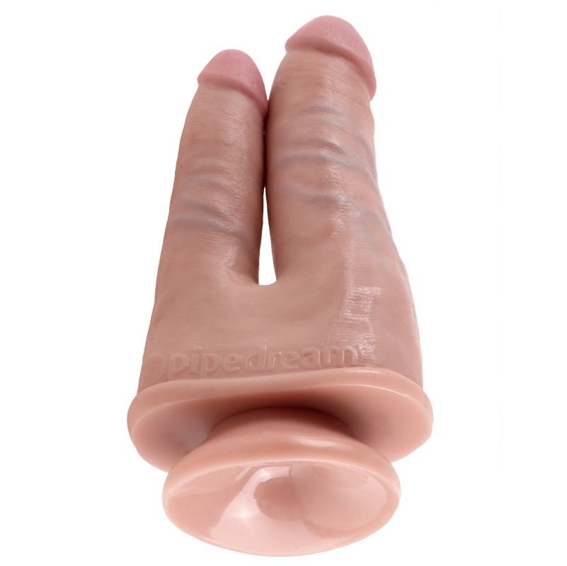 KING COCK - PODWÓJNY PENETRATOR FLESH