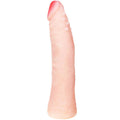 BAILE - REALISTYCZNE SILIKONOWE DILDO O WYGLĄDZIE SKÓRY 19 CM LOSOWY KOLOR PUDEŁKA