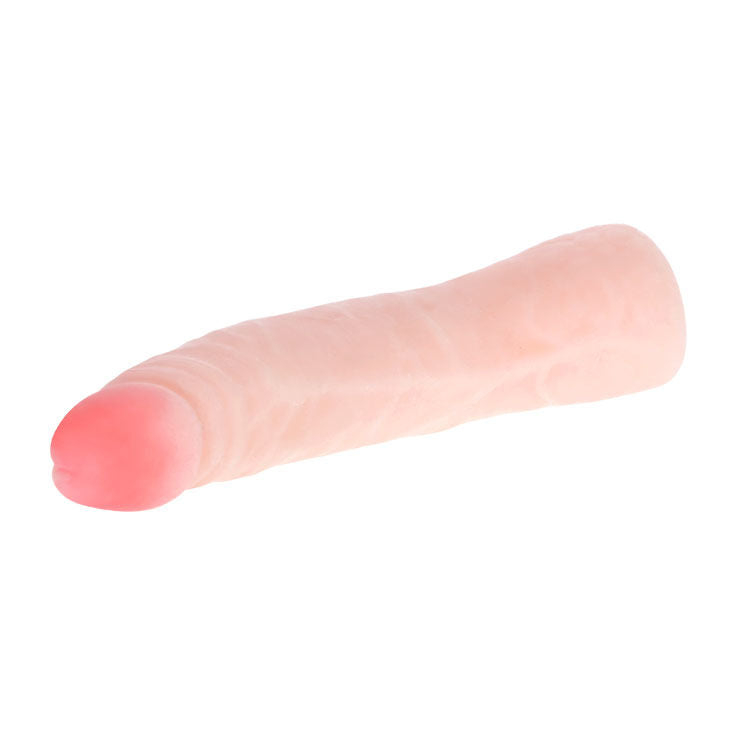 BAILE - REALISTYCZNE SILIKONOWE DILDO O WYGLĄDZIE SKÓRY 19 CM LOSOWY KOLOR PUDEŁKA