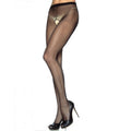 LEG AVENUE - NYLONOWE MAJTKI Z OTWOREM W KROKU PLUS SIZE