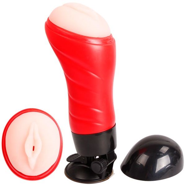 CRAZY BULL - MASTURBATOR DLA POCHWY Z PODSTAWĄ AKTYWOWANĄ GŁOSEM