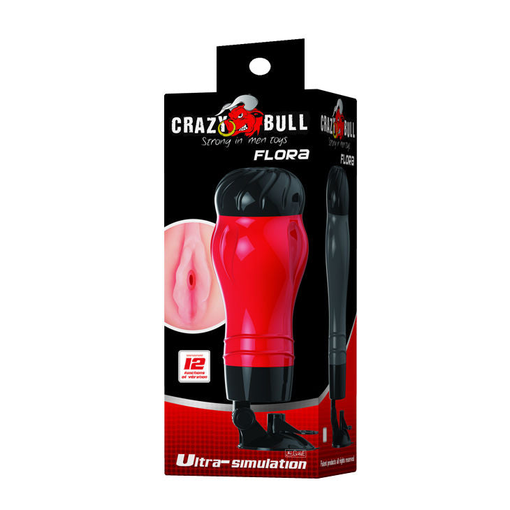 CRAZY BULL - FLORA VAGINA Z PODSTAWKĄ Z MASTURBATOREM