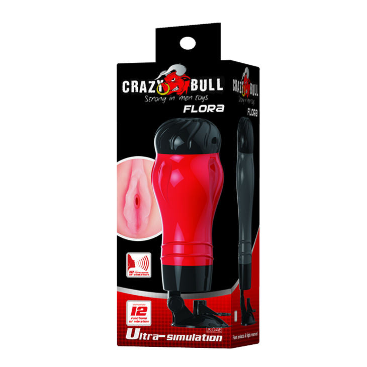 CRAZY BULL - FLORA VAGINA Z PODSTAWĄ GŁOSOWEGO MASTURBATORA