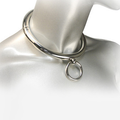 METAL HARD - NASZYJNIK BDSM Z KÓŁKIEM 10CM