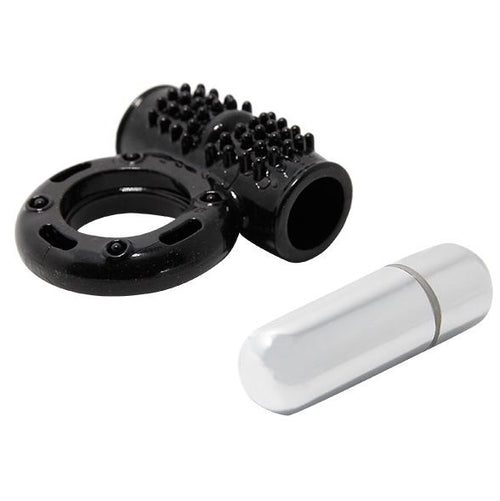 BAILE - WIBRUJĄCY PIERŚCIEŃ EREKCYJNY POWER RING 10V